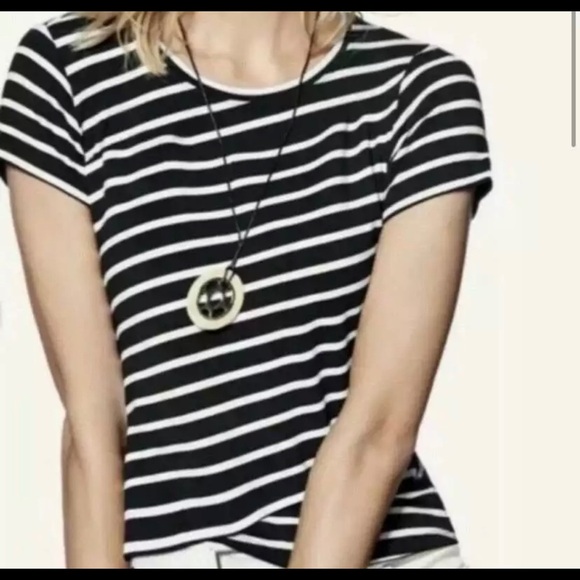 Cabi #5059 Crop top cross bottom stretch Sz S - Picture 2 of 8